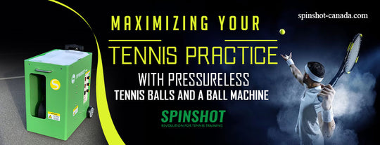 Maximizing Your Tennis Practice with Pressureless Tennis Balls And A Ball Machine